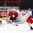 HELSINKI, FINLAND - JANUARY 3: Belarus' Dmitri Filippovich #11 fires a shot on Switzerland's Joren Van Pottelberghe #30 to score a first period goal during relegation round action at the 2016 IIHF World Junior Championship. (Photo by Matt Zambonin/HHOF-IIHF Images)

